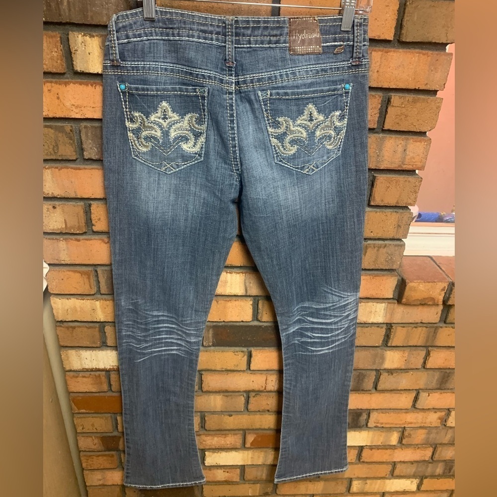 Hydraulic Women's Embroidered Y2K Bootcut Jeans - Picture 2 of 7